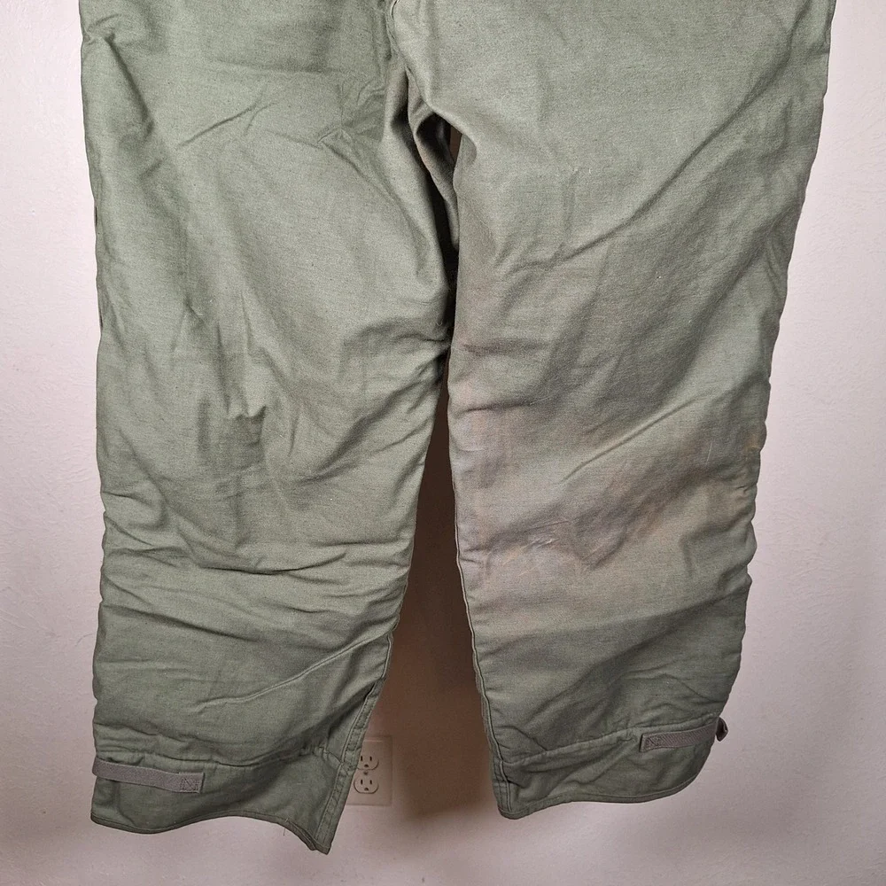 Vintage Military Trousers Cold Weather Permeable Type 1 Lined Insulated Small